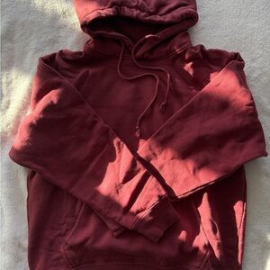 John Galt/Brandy Melville Burgundy Hoodie
